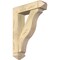 Ekena Millwork Funston Arts and Crafts Rough Sawn Bracket w/ Offset Brace, Douglas Fir, 6"W x 22"D x 30"H BKT0604X22X30FST03RDF - alternate 1